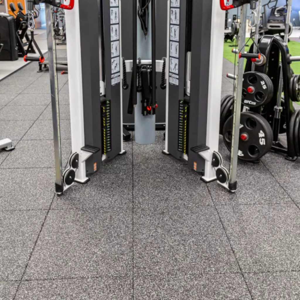 Mega lock rubber gym tiles sales