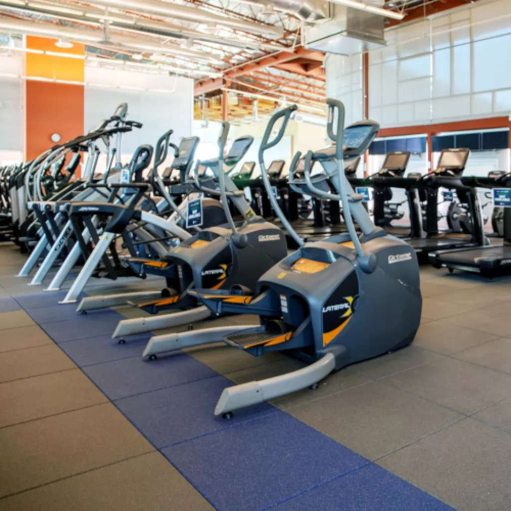 Mega Tile 300 2.5 inch Virgin Rubber Gym Tile Rubber Gym