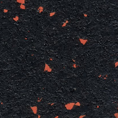 rolls gym rubber recycled floor orange sport flooring fleck custom